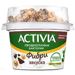 Активиа закуска черен шоколад 165гр