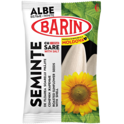 Семки слънч печени солени бели 100гр